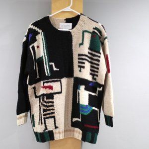 Gil Gambiez Sweater Mens Medium 100% Wool.  Slight Oversize fit.